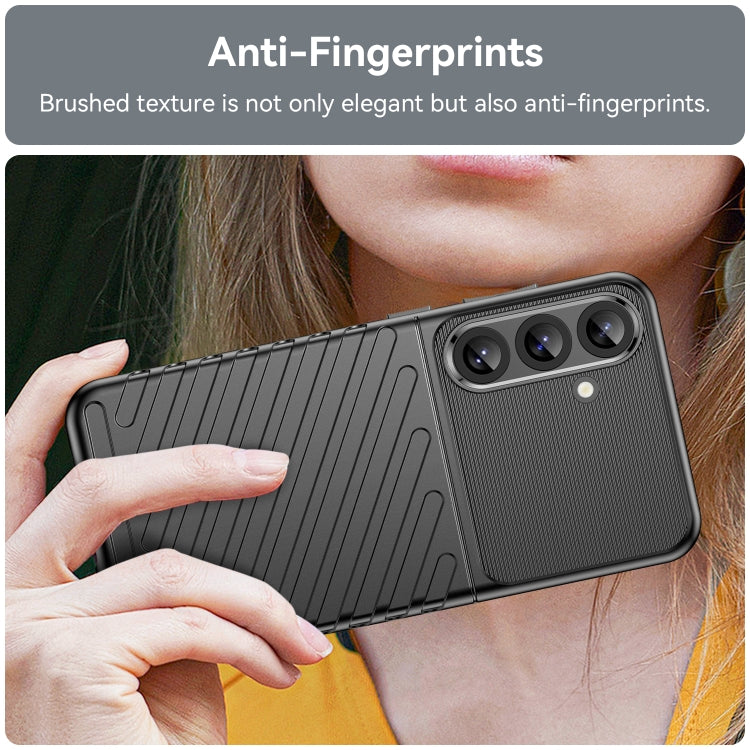 For Samsung Galaxy S25+ 5G Thunderbolt Shockproof TPU Phone Case