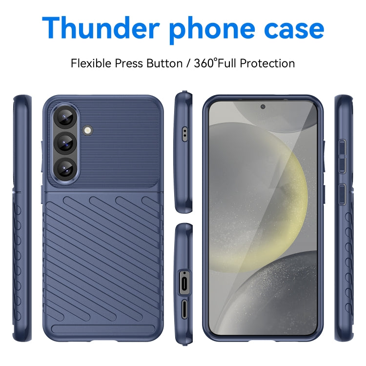 For Samsung Galaxy S25+ 5G Thunderbolt Shockproof TPU Phone Case