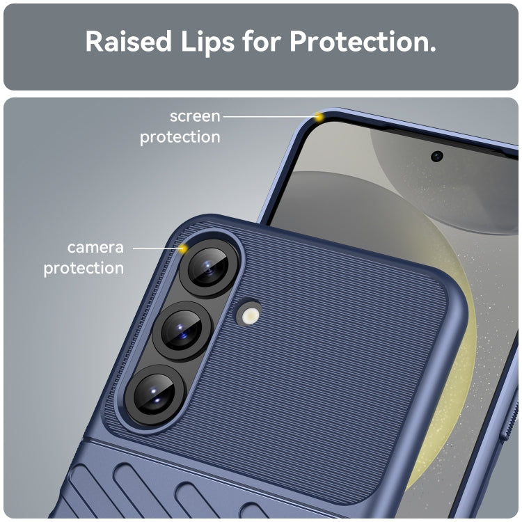 For Samsung Galaxy S25+ 5G Thunderbolt Shockproof TPU Phone Case