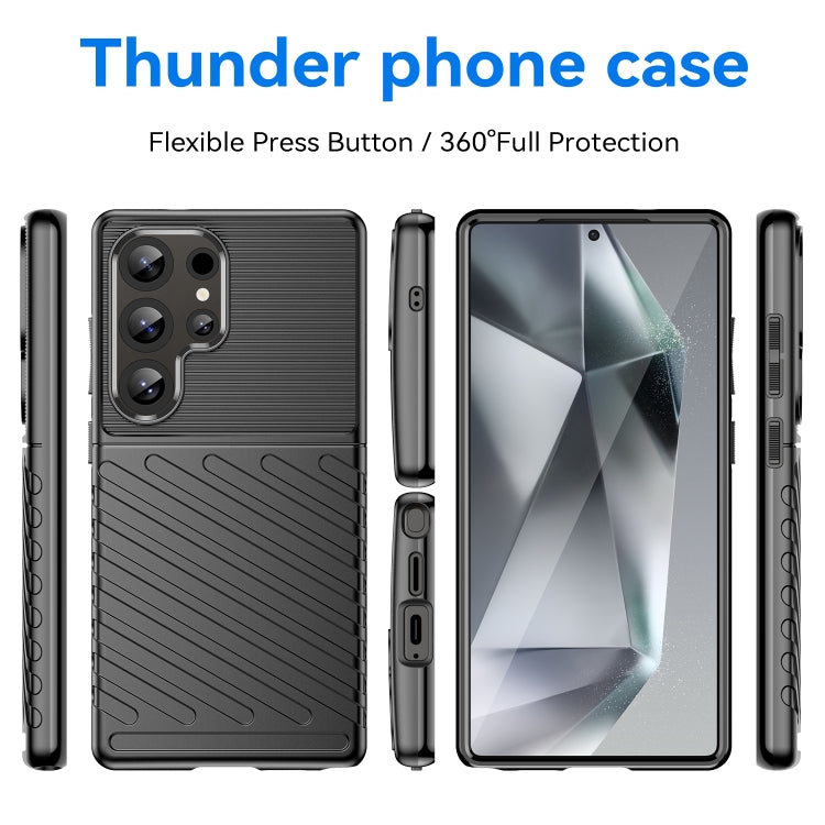 For Samsung Galaxy S25 Ultra 5G Thunderbolt Shockproof TPU Phone Case