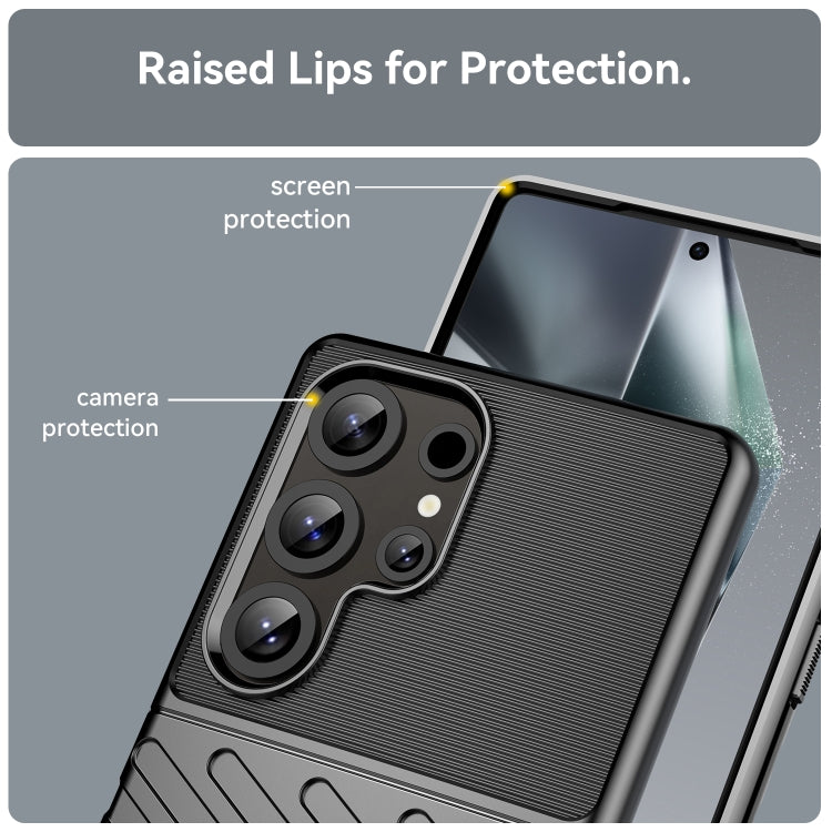 For Samsung Galaxy S25 Ultra 5G Thunderbolt Shockproof TPU Phone Case