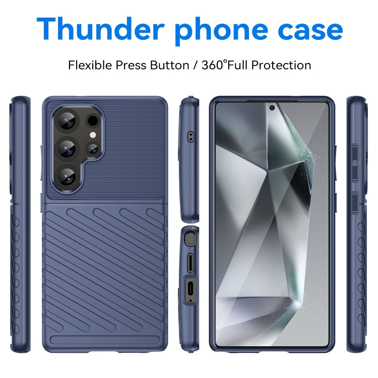 For Samsung Galaxy S25 Ultra 5G Thunderbolt Shockproof TPU Phone Case