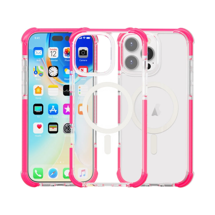 For iPhone 16 Pro Max Acrylic Magsafe Magnetic Shockproof Phone Case