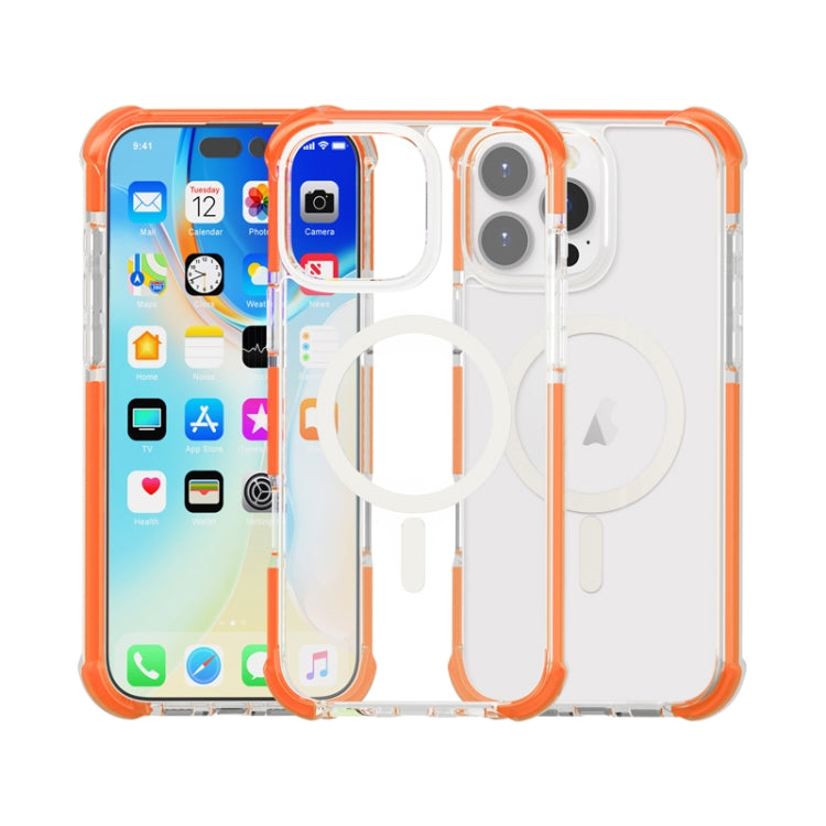 For iPhone 16 Pro Max Acrylic Magsafe Magnetic Shockproof Phone Case