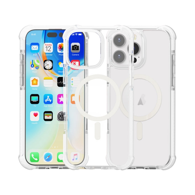 For iPhone 16 Pro Acrylic Magsafe Magnetic Shockproof Phone Case
