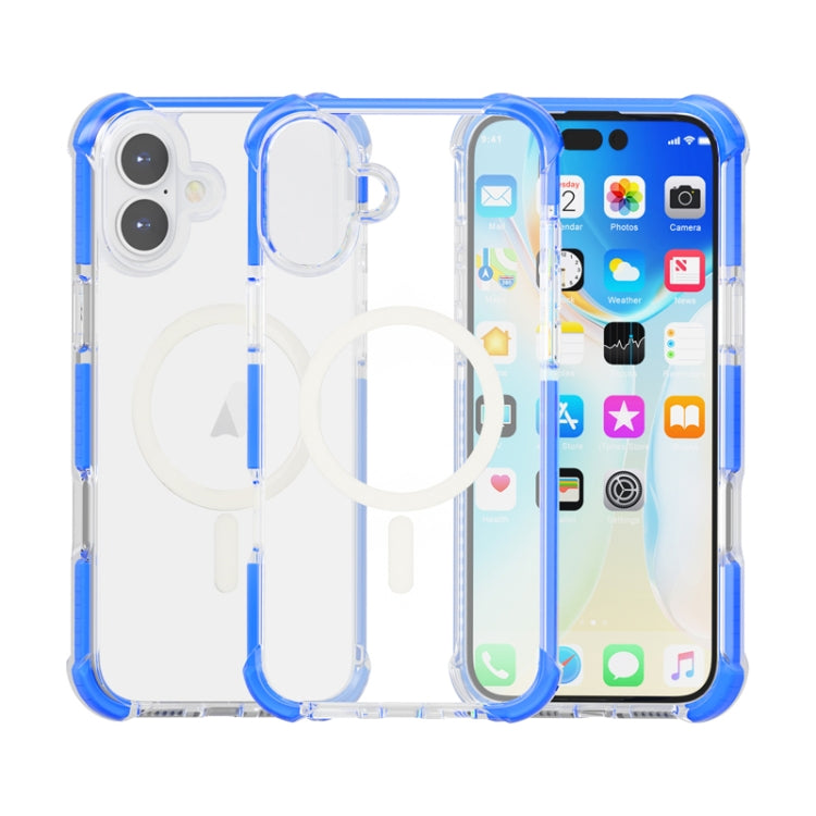 For iPhone 16 Acrylic Magsafe Magnetic Shockproof Phone Case
