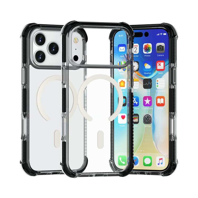 For iPhone 17 Pro Max Acrylic Magsafe Magnetic Shockproof Phone Case