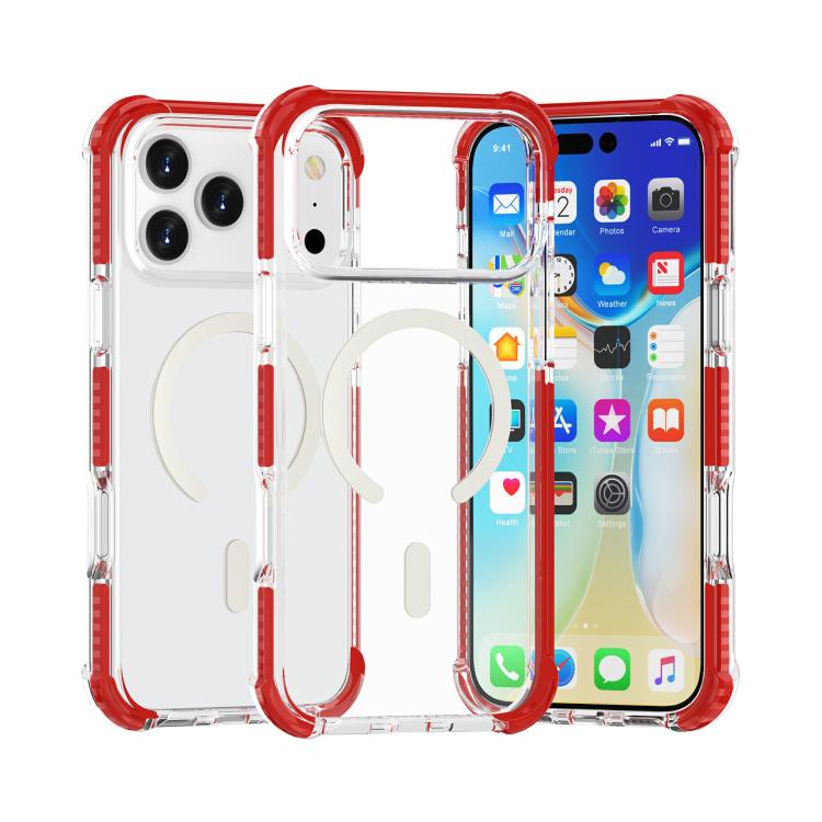 For iPhone 17 Pro Max Acrylic Magsafe Magnetic Shockproof Phone Case