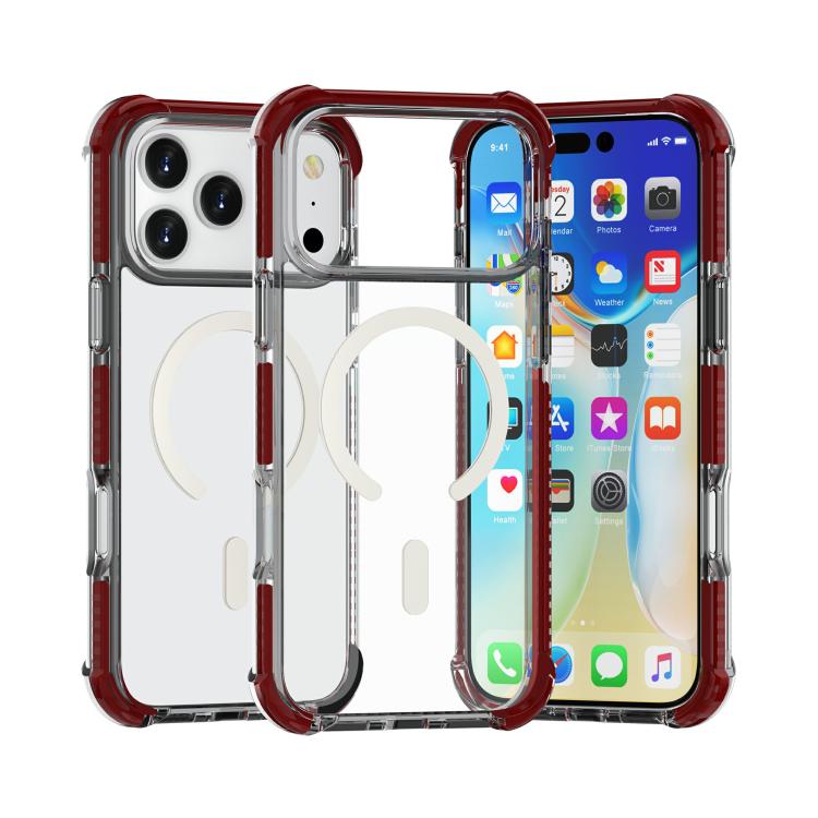 For iPhone 17 Pro Max Acrylic Magsafe Magnetic Shockproof Phone Case