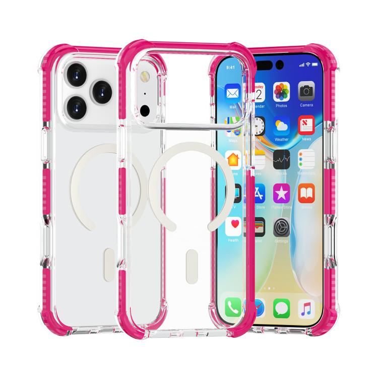 For iPhone 17 Pro Acrylic Magsafe Magnetic Shockproof Phone Case