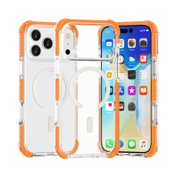 For iPhone 17 Pro Acrylic Magsafe Magnetic Shockproof Phone Case