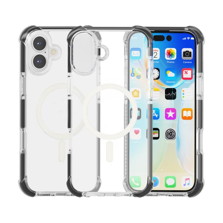 For iPhone 17 Acrylic Magsafe Magnetic Shockproof Phone Case