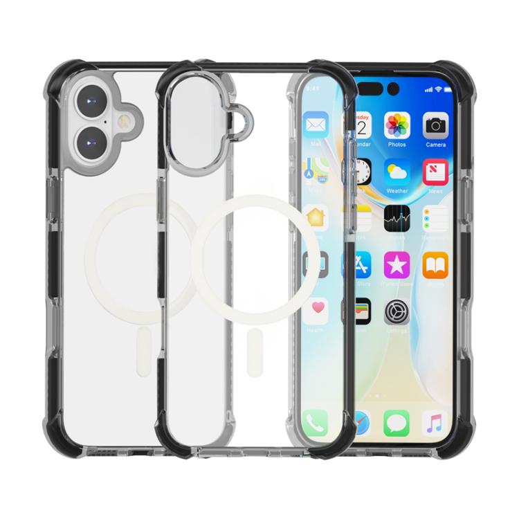 For iPhone 17 Acrylic Magsafe Magnetic Shockproof Phone Case