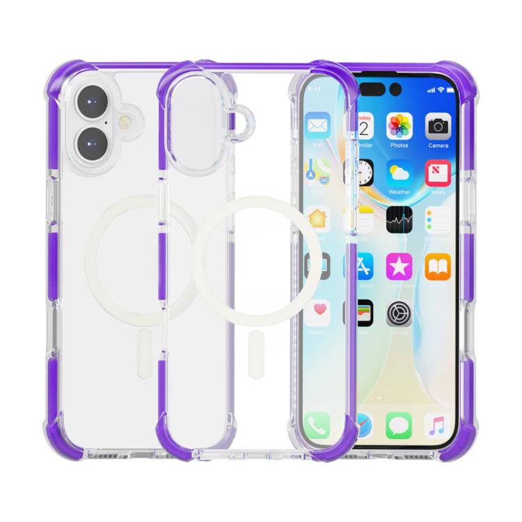 For iPhone 17 Acrylic Magsafe Magnetic Shockproof Phone Case
