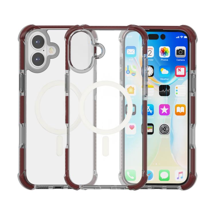 For iPhone 17 Acrylic Magsafe Magnetic Shockproof Phone Case