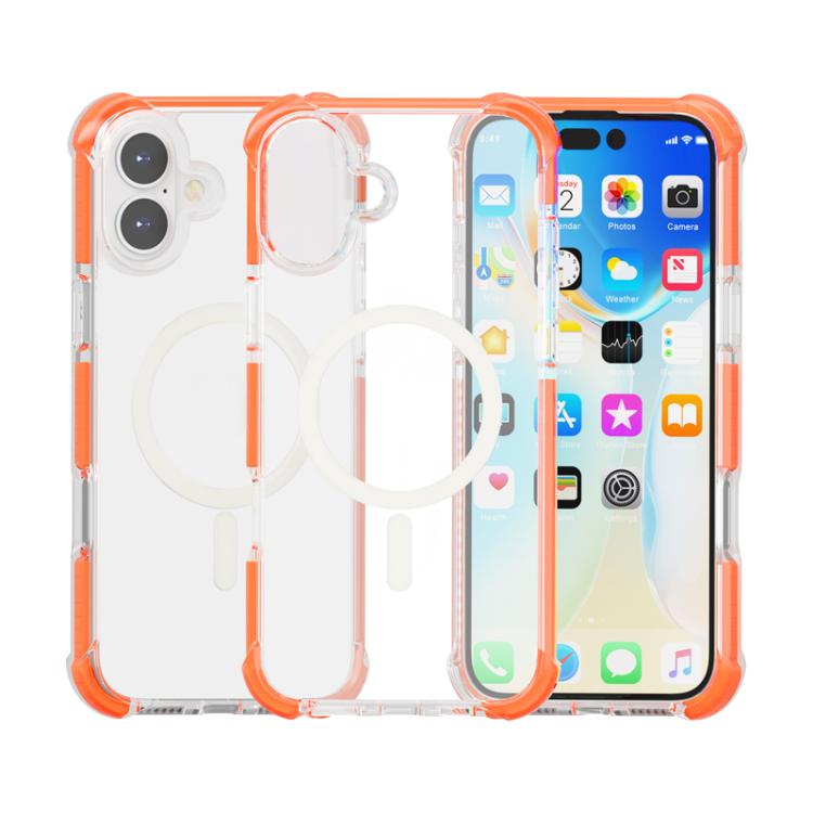 For iPhone 17 Acrylic Magsafe Magnetic Shockproof Phone Case