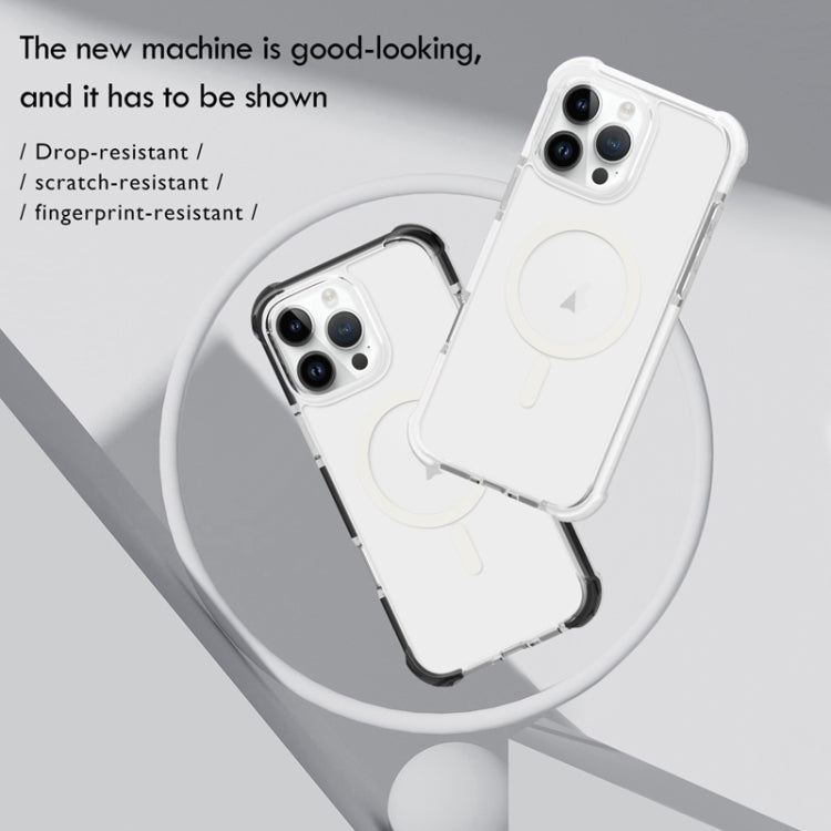 For iPhone 16 Pro Max Acrylic Magsafe Magnetic Shockproof Phone Case