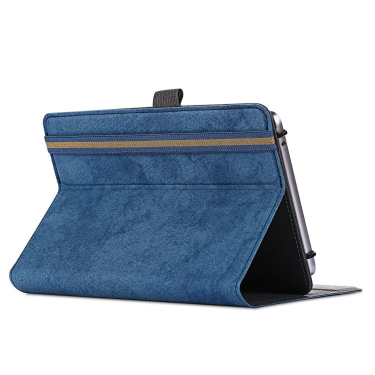 For 7-8 inch Marble Cloth Texture Horizontal Flip Universal Tablet PC Leather Case with Pen Slot & Holder