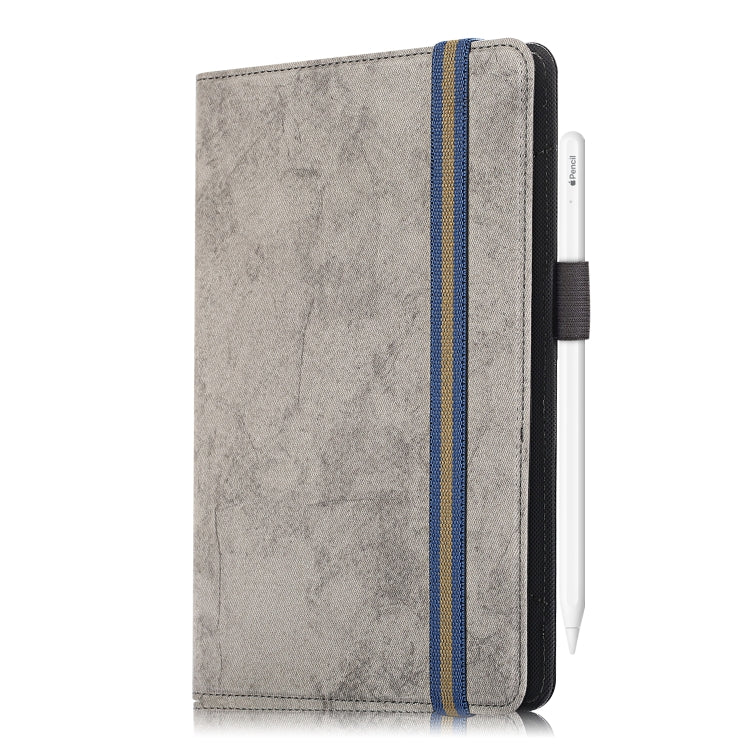 For 7-8 inch Marble Cloth Texture Horizontal Flip Universal Tablet PC Leather Case with Pen Slot & Holder