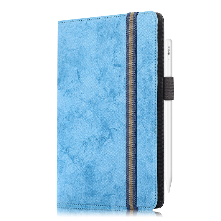 For 7-8 inch Marble Cloth Texture Horizontal Flip Universal Tablet PC Leather Case with Pen Slot & Holder