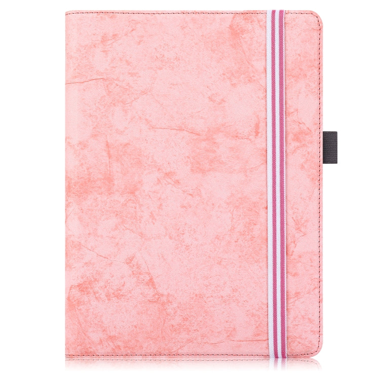 For 9-11 inch Marble Cloth Texture Horizontal Flip Universal Tablet PC Leather Case with Pen Slot & Holder