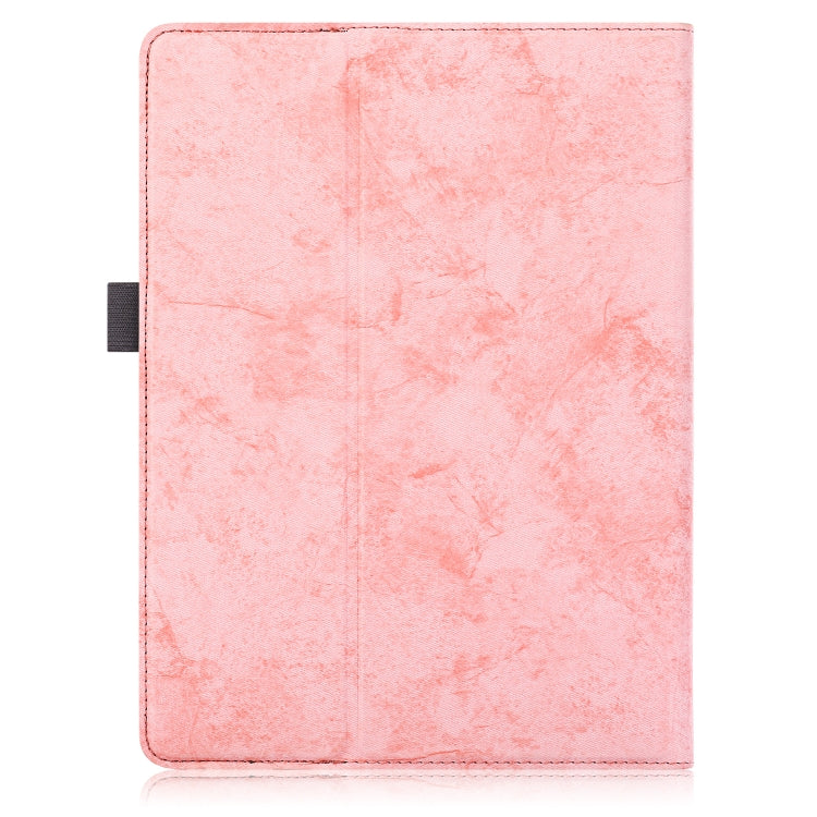 For 9-11 inch Marble Cloth Texture Horizontal Flip Universal Tablet PC Leather Case with Pen Slot & Holder