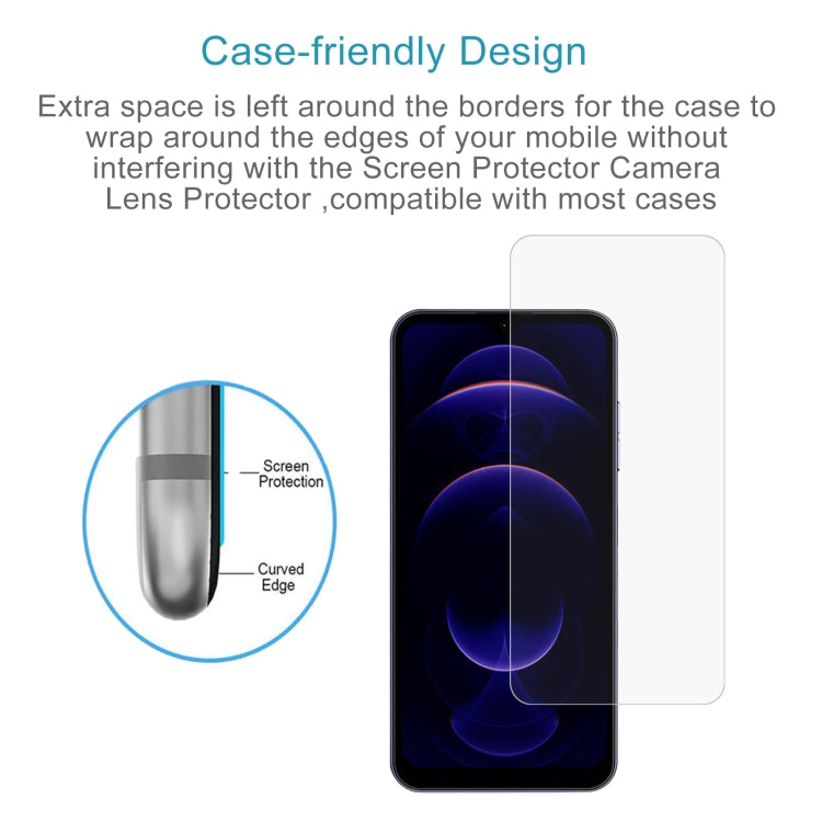 For HOTWAV Note 13 10pcs 0.26mm 9H 2.5D Tempered Glass Film