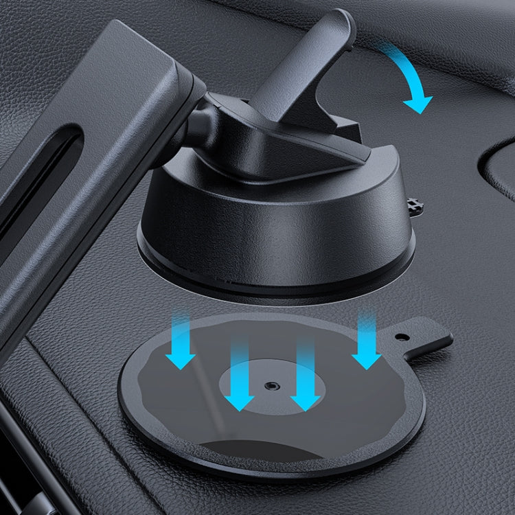 hoco H16 Flying Center Console Magnetic Car Holder(Black)