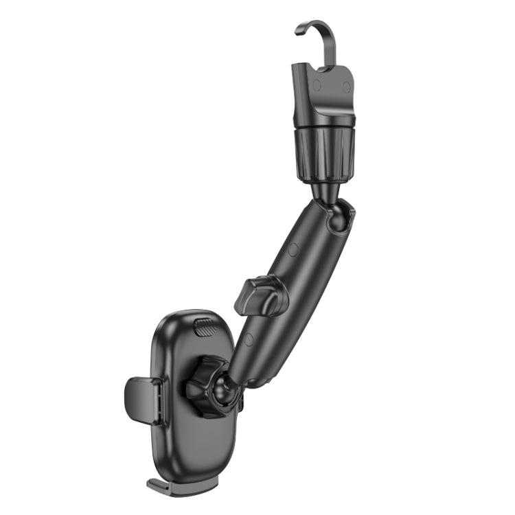 hoco H17 Waves Rearview Mirror Car Holder(Black)