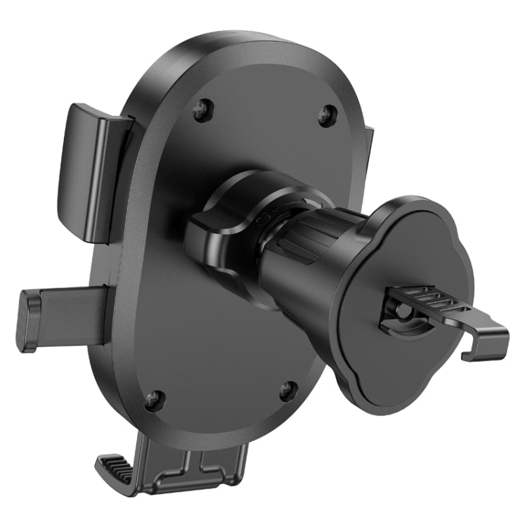 hoco H18 Mighty One-button Air Outlet Car Holder(Black)