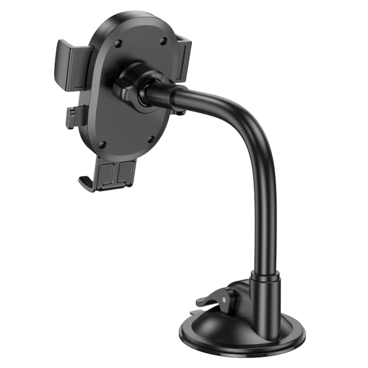hoco H20 Mighty One-button Windshield Car Holder(Black)