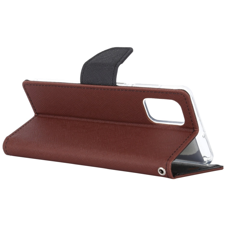 For Samsung Galaxy A71 GOOSPERY FANCY DIARY Horizontal Flip PU Leather Case with Holder & Card Slots & Wallet