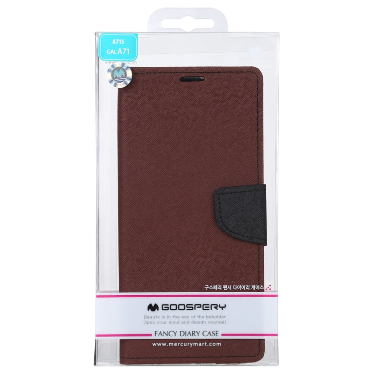 For Samsung Galaxy A71 GOOSPERY FANCY DIARY Horizontal Flip PU Leather Case with Holder & Card Slots & Wallet
