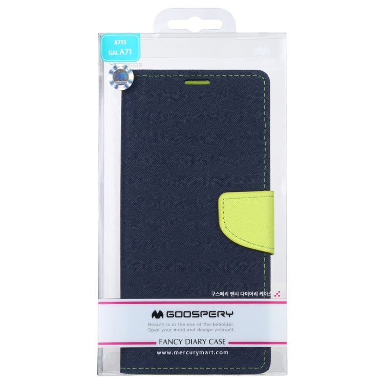 For Samsung Galaxy A71 GOOSPERY FANCY DIARY Horizontal Flip PU Leather Case with Holder & Card Slots & Wallet