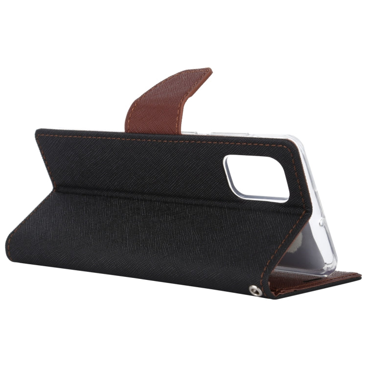 For Samsung Galaxy A71 GOOSPERY FANCY DIARY Horizontal Flip PU Leather Case with Holder & Card Slots & Wallet