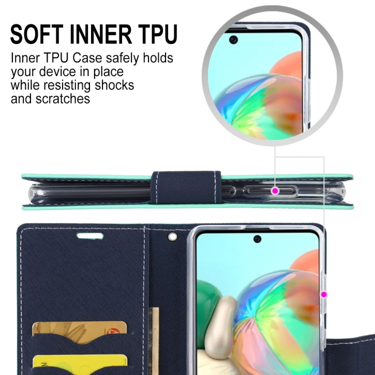 For Samsung Galaxy A71 GOOSPERY FANCY DIARY Horizontal Flip PU Leather Case with Holder & Card Slots & Wallet