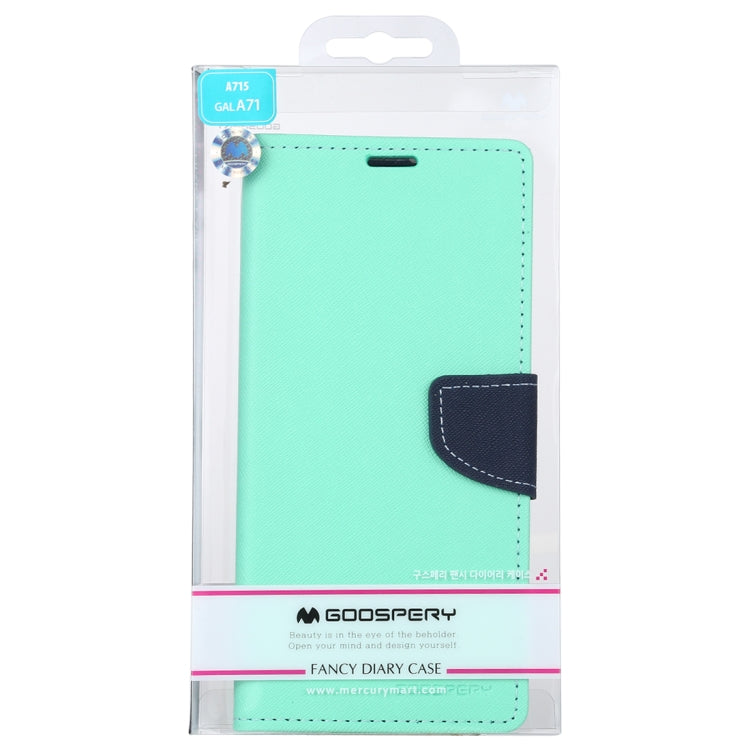 For Samsung Galaxy A71 GOOSPERY FANCY DIARY Horizontal Flip PU Leather Case with Holder & Card Slots & Wallet