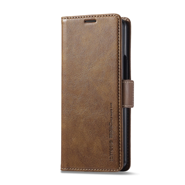 For Samsung Galaxy Z Fold6 5G LC.IMEEKE RFID Anti-theft Leather Phone Case