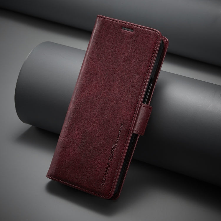 For Samsung Galaxy Z Fold6 5G LC.IMEEKE RFID Anti-theft Leather Phone Case