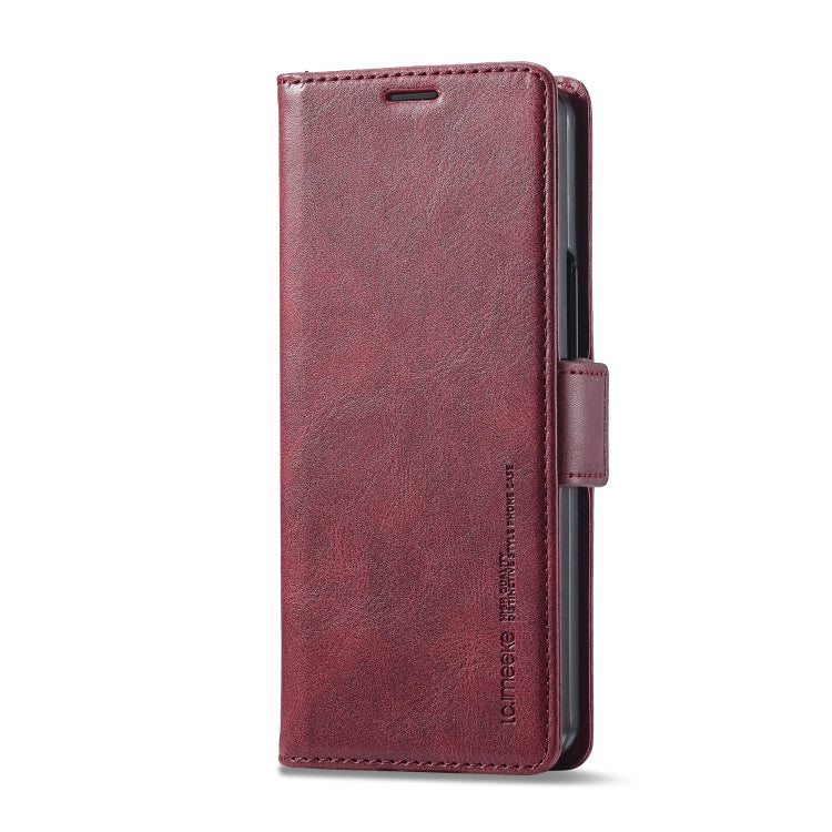 For Samsung Galaxy Z Fold6 5G LC.IMEEKE RFID Anti-theft Leather Phone Case
