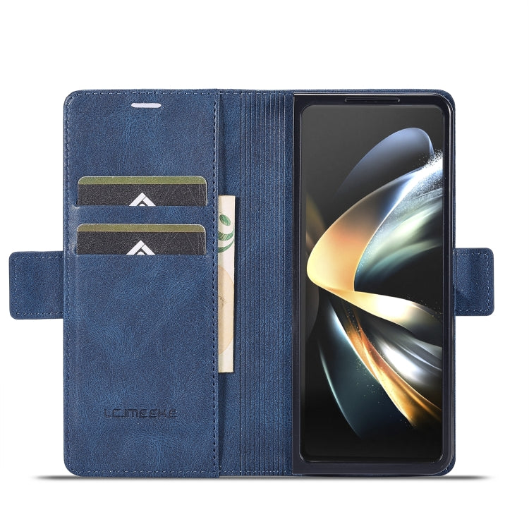 For Samsung Galaxy Z Fold6 5G LC.IMEEKE RFID Anti-theft Leather Phone Case