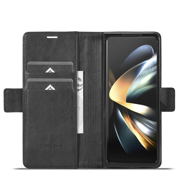 For Samsung Galaxy Z Fold6 5G LC.IMEEKE RFID Anti-theft Leather Phone Case