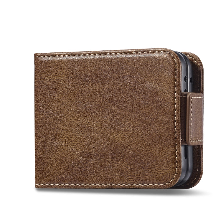 For Samsung Galaxy Z Flip6 / Flip7 FE LC.IMEEKE RFID Anti-theft Leather Phone Case