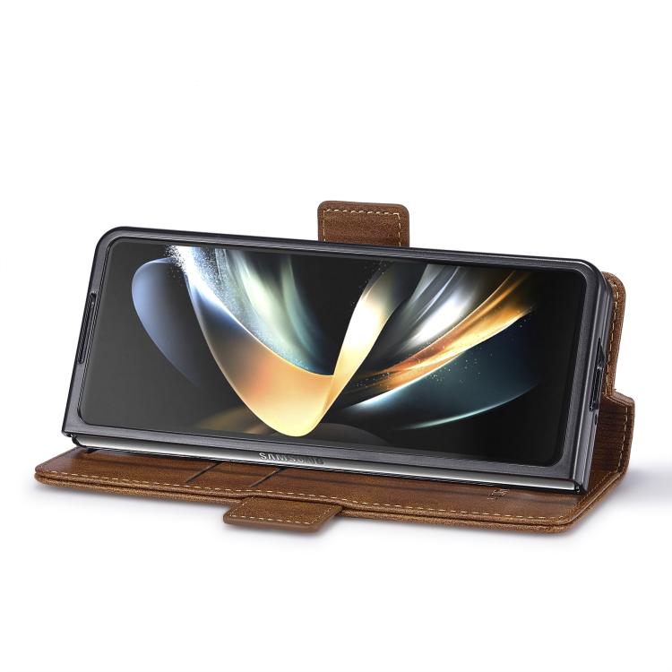 For Samsung Galaxy Z Fold7 5G LC.IMEEKE RFID Anti-theft Leather Phone Case