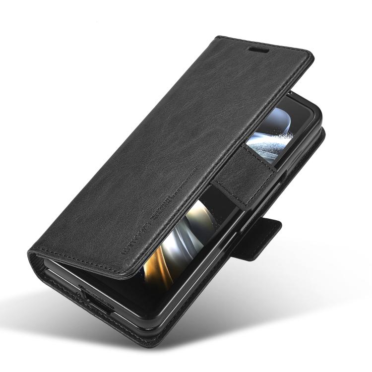 For Samsung Galaxy Z Fold7 5G LC.IMEEKE RFID Anti-theft Leather Phone Case