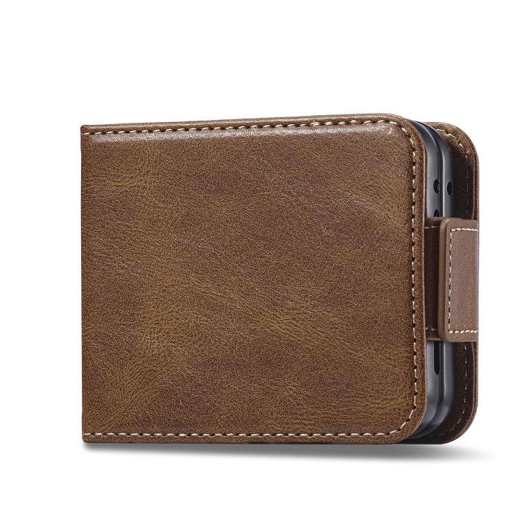 For Samsung Galaxy Z Flip7 5G LC.IMEEKE RFID Anti-theft Leather Phone Case