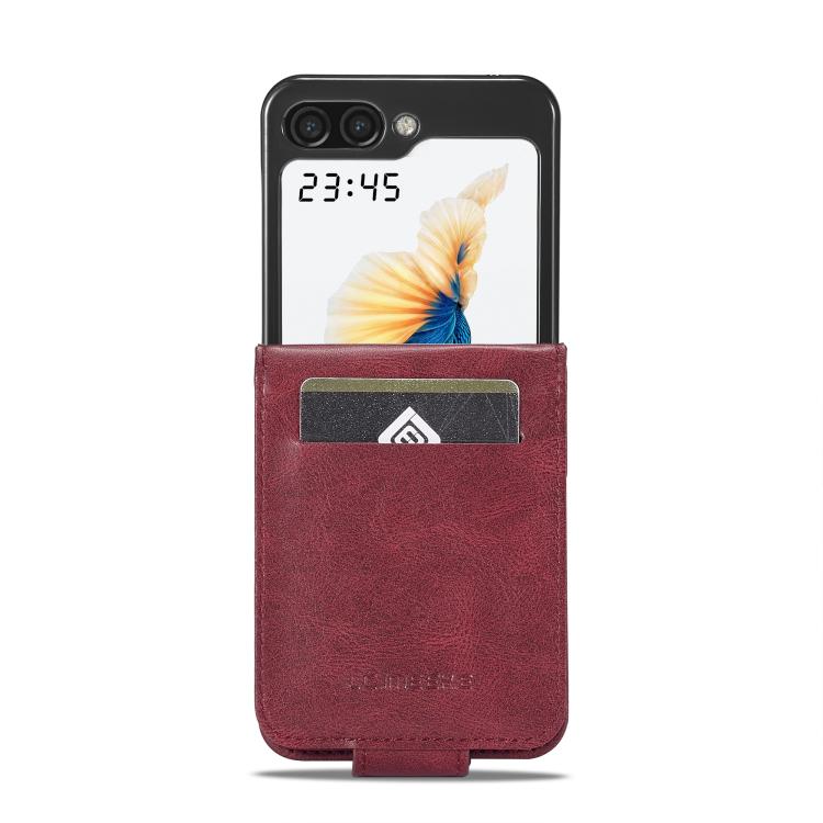 For Samsung Galaxy Z Flip7 5G LC.IMEEKE RFID Anti-theft Leather Phone Case