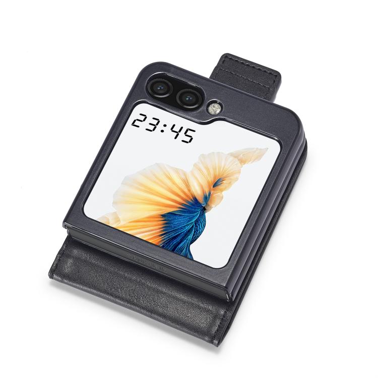 For Samsung Galaxy Z Flip7 5G LC.IMEEKE RFID Anti-theft Leather Phone Case