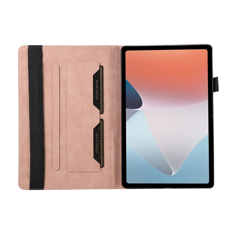 For Realme Pad 10.4 Lucky Bamboo Pattern Leather Tablet Case