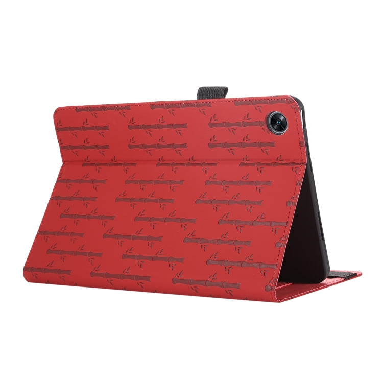 For OPPO Pad Air Lucky Bamboo Pattern Leather Tablet Case